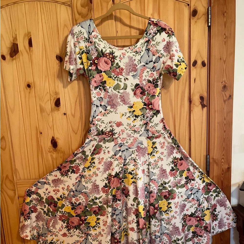 Karen Kane rich floral dress